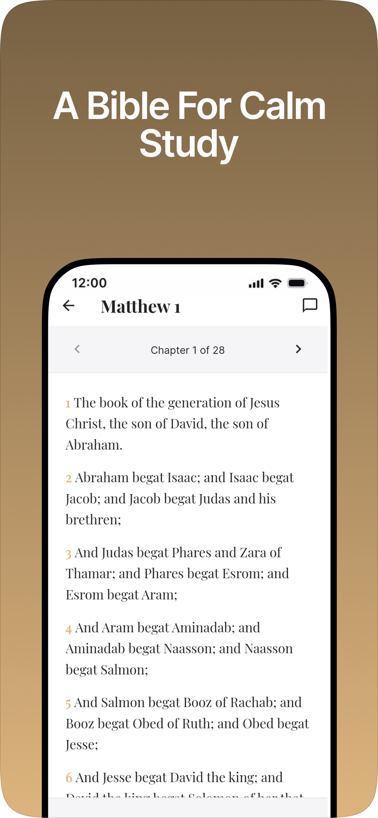 Bible study features