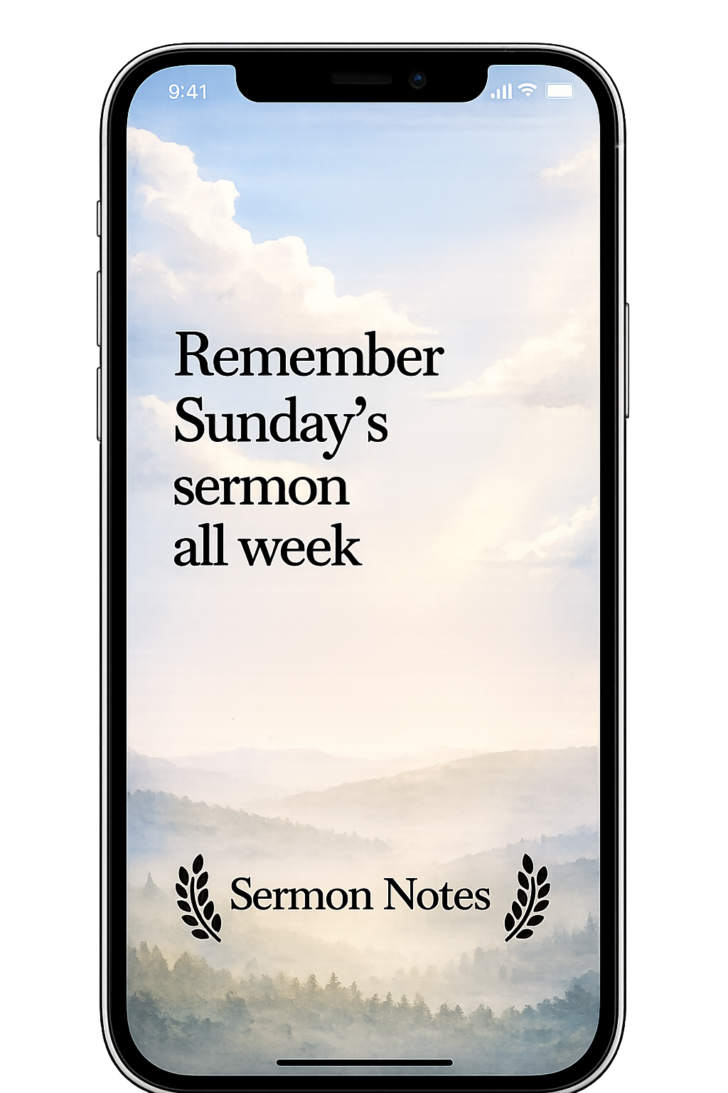 Sermon Notes App